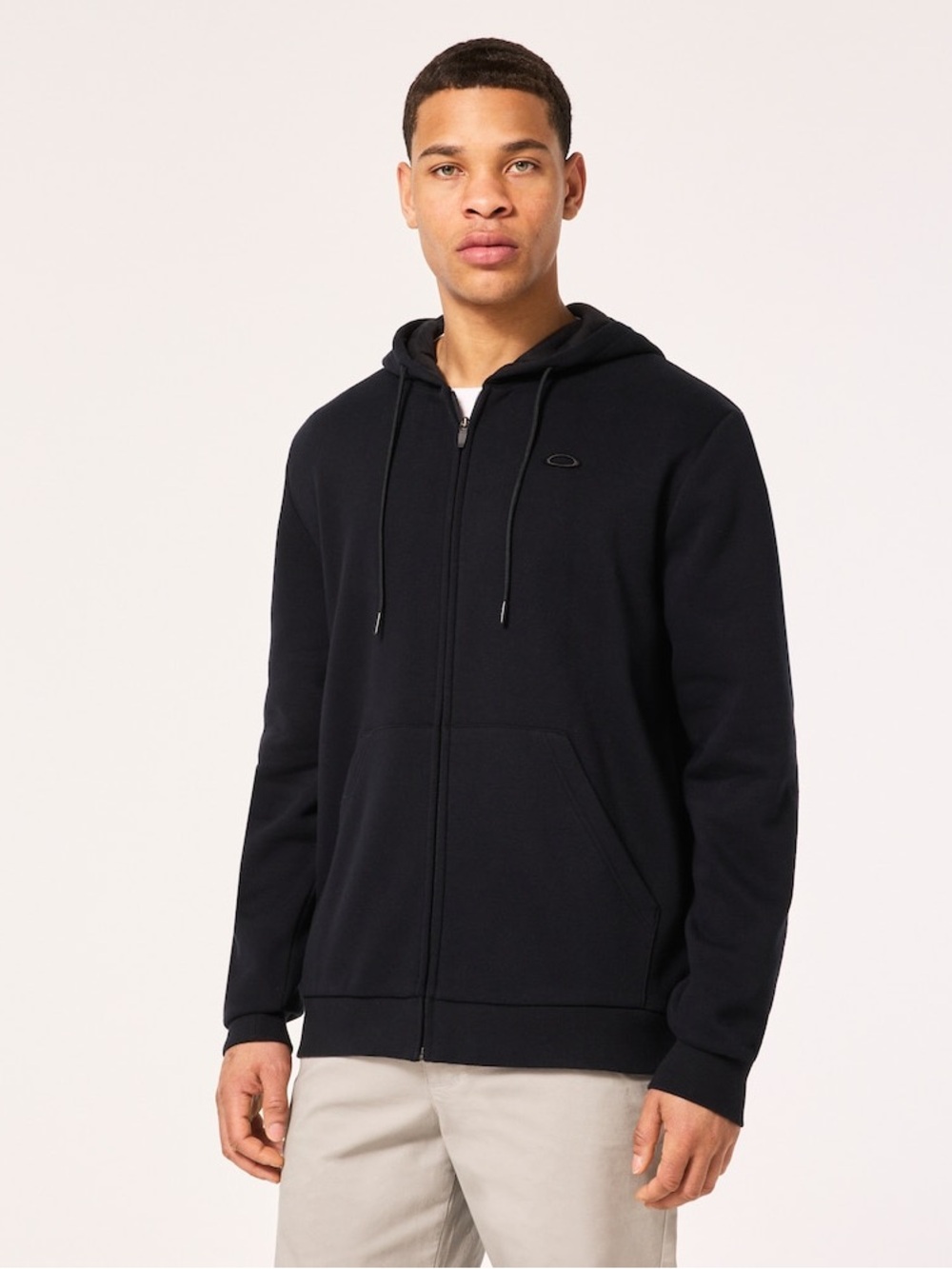 Oakley Black Full-Zip Hoodie Sweater